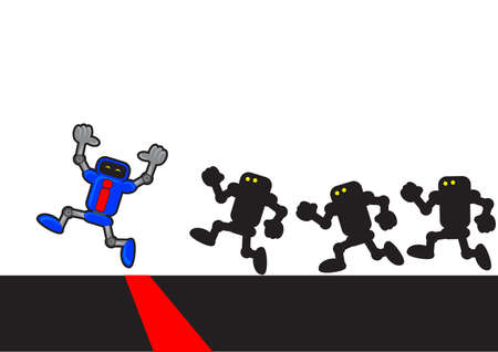 funny illustrationのイラスト素材
