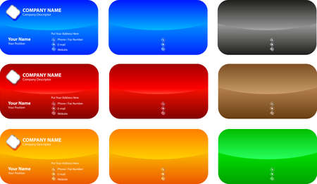 business cardのイラスト素材