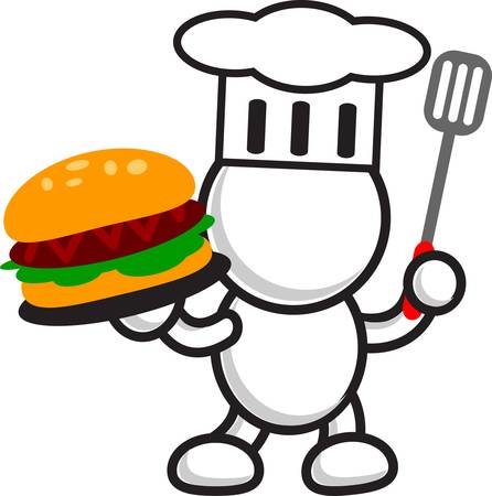 illustration of restaurant businessのイラスト素材