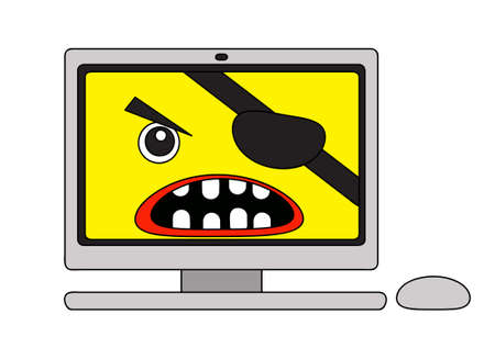 cyber crimeのイラスト素材