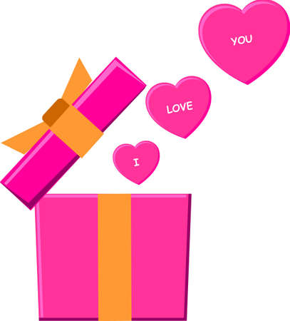 valentine giftのイラスト素材