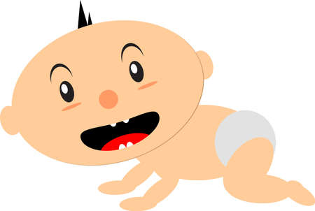 baby cartoonのイラスト素材