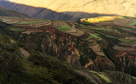 Dongchuan red landの写真素材