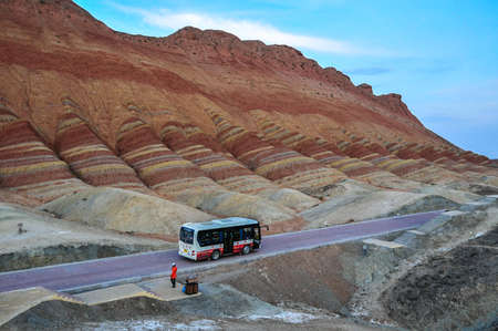Zhangye Danxia Geological Parkのeditorial素材