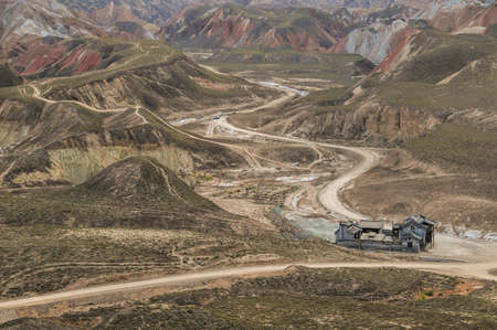 Zhangye Danxia Geological Parkのeditorial素材