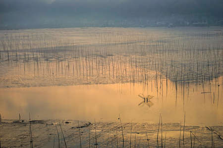 Xiapu sunrise sceneryの写真素材