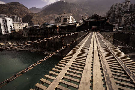 Luding Bridgeの写真素材