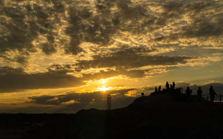 Wucai Beach sunsetの写真素材