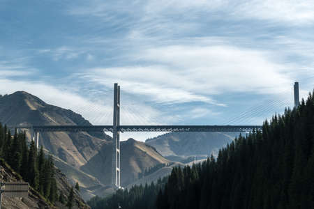 Guozigou Bridgeの写真素材