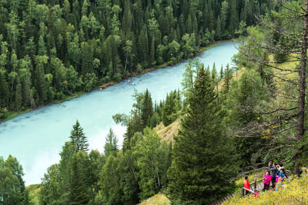 Moon bay, kanas Lakeのeditorial素材