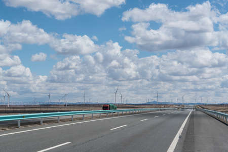 Northwest desert expresswayの写真素材