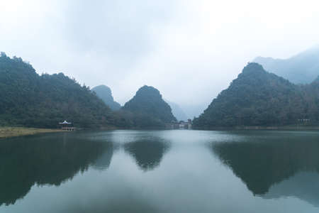 Hongfeng Lakeの写真素材