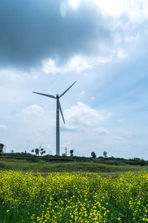The pastoral scenery of the Loess Plateauのeditorial素材