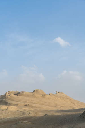 Ebo Liang Yadan Landform, Qinghai Chinaの写真素材