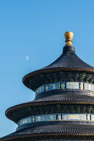 Temple of Heaven, Beijing Tiantan Park, Beijing, Chinaのeditorial素材