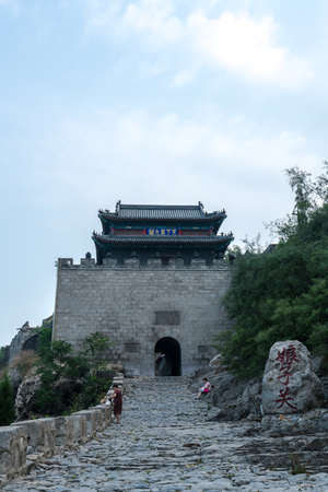 Natural landscape of Niangziguan in Shanxi Province, Chinaのeditorial素材