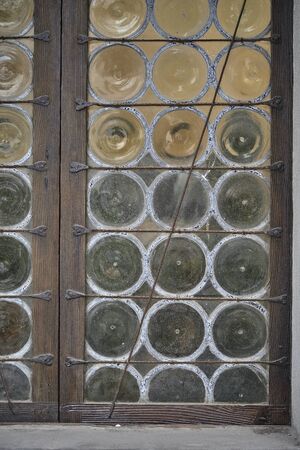 details of a vintage retro windowの写真素材