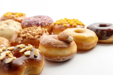 Gwajul, Korean donuts with sweet fillings, AI generativeの素材