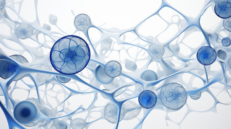 A close up of a bunch of cell phones. Imaginary organic structure.の素材