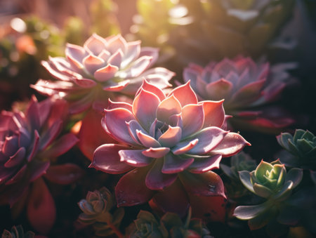 A close up of a bunch of flowers.の素材