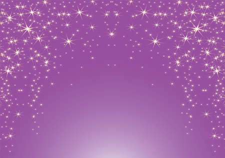 Purple backgaound with stars, Vectorのイラスト素材
