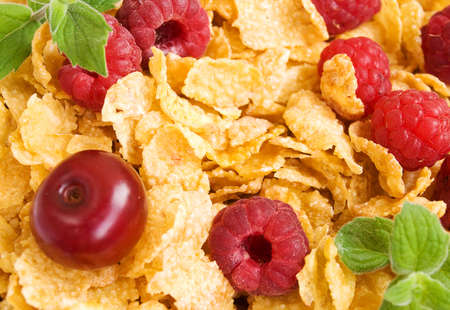 	Corn flakes with berries