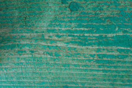 Old wooden weathered green  painted wall texture/backgroundの写真素材