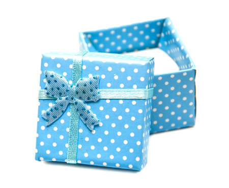 gift box package  on a white background