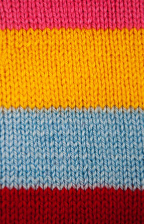 striped knit woolen texture, fabric multicolor background