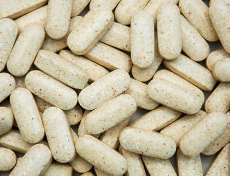 top view of the pills - background