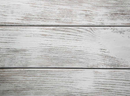 background of light wooden planks - white floor textureの写真素材
