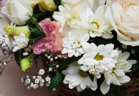 Beautiful bouquet of flowers - holiday  backgroundの写真素材
