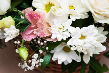 Beautiful bouquet of flowers - holiday  backgroundの写真素材