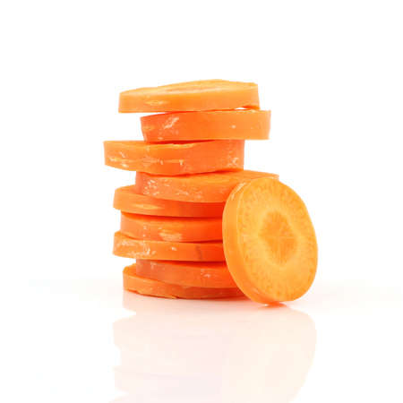 Carrot Isolated On White Backgroundの写真素材