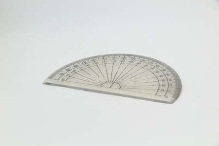 High resolution protractor isolatedの写真素材