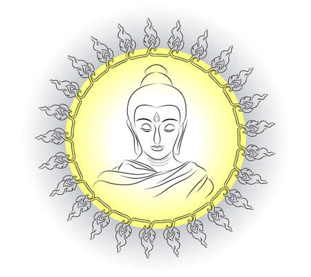 buddhaのイラスト素材