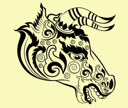 Thai art horseのイラスト素材