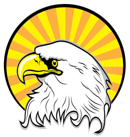 colored egle のイラスト素材