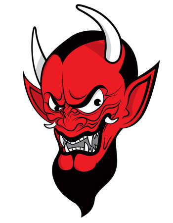  devil head mascot