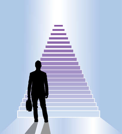 business staircase vector のイラスト素材