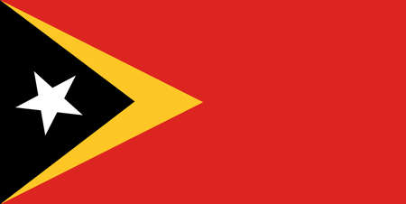Flag of East Timorのイラスト素材