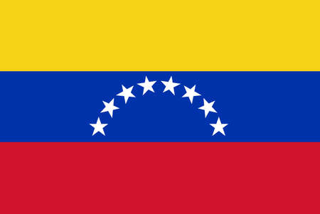 Flag of Venezuela vectorのイラスト素材