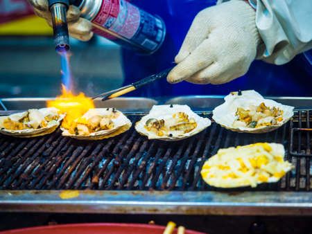 burn shell cheezeの写真素材