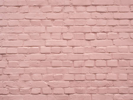 pink brick wallの写真素材