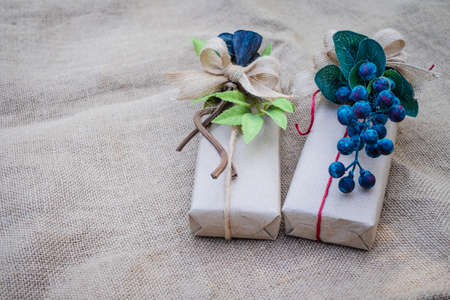 Natural style handcrafted giftの写真素材