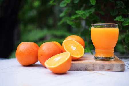 fresh orange juiceの写真素材