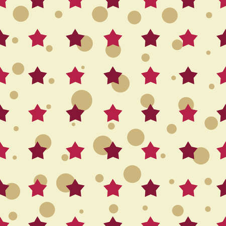 Vector seamless pattern. Geometric abstract background. Modern stylish texture,  template for cover design. Simple graphic print. Vintage wallpaper. Textile ornament.のイラスト素材