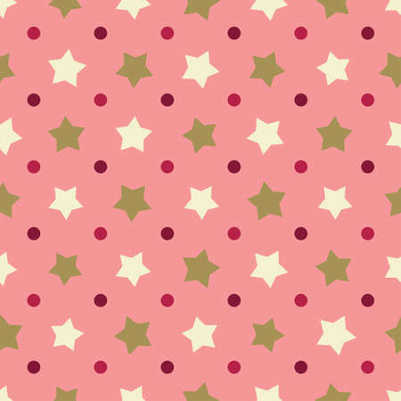 Vector seamless pattern. Geometric abstract background. Modern stylish texture,  template for cover design. Simple graphic print. Vintage wallpaper. Textile ornament.のイラスト素材
