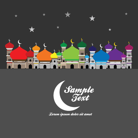 Beautiful illustration of Mosqueのイラスト素材