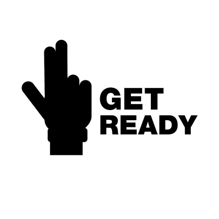 Concept with hand pistol gestureのイラスト素材